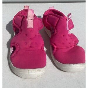 Cat & Jack TODDLER GIRLS Hot Pink Hook & Loop WATER SLINGBACK Shoes -Size 11 T